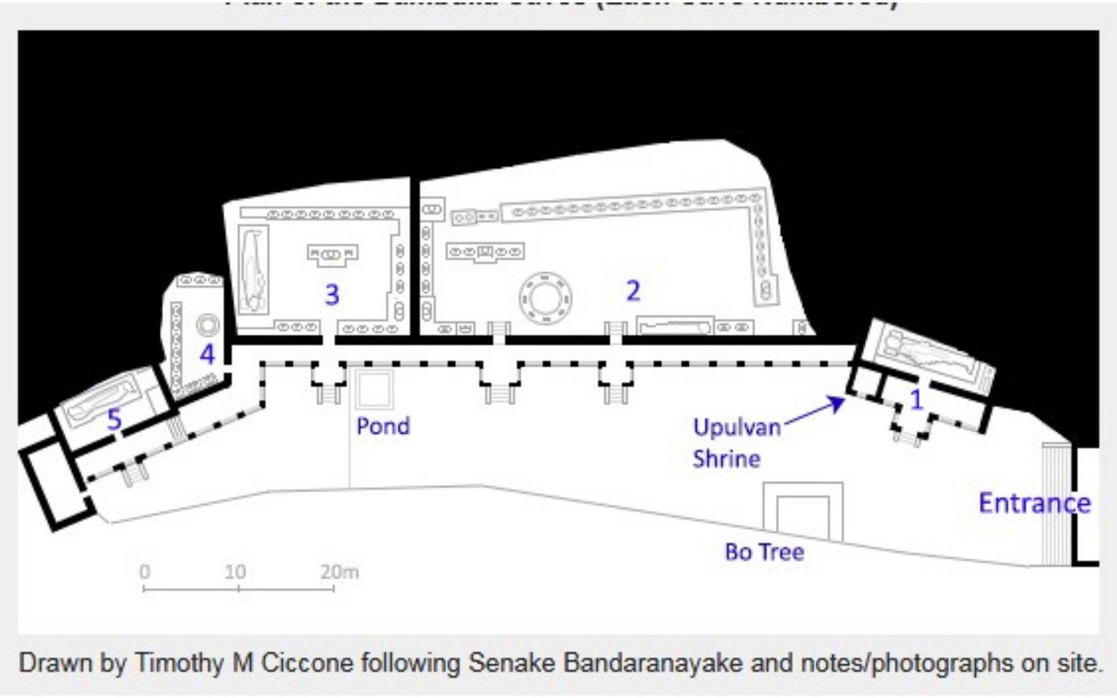 The Dambulla Cave Temple architecture