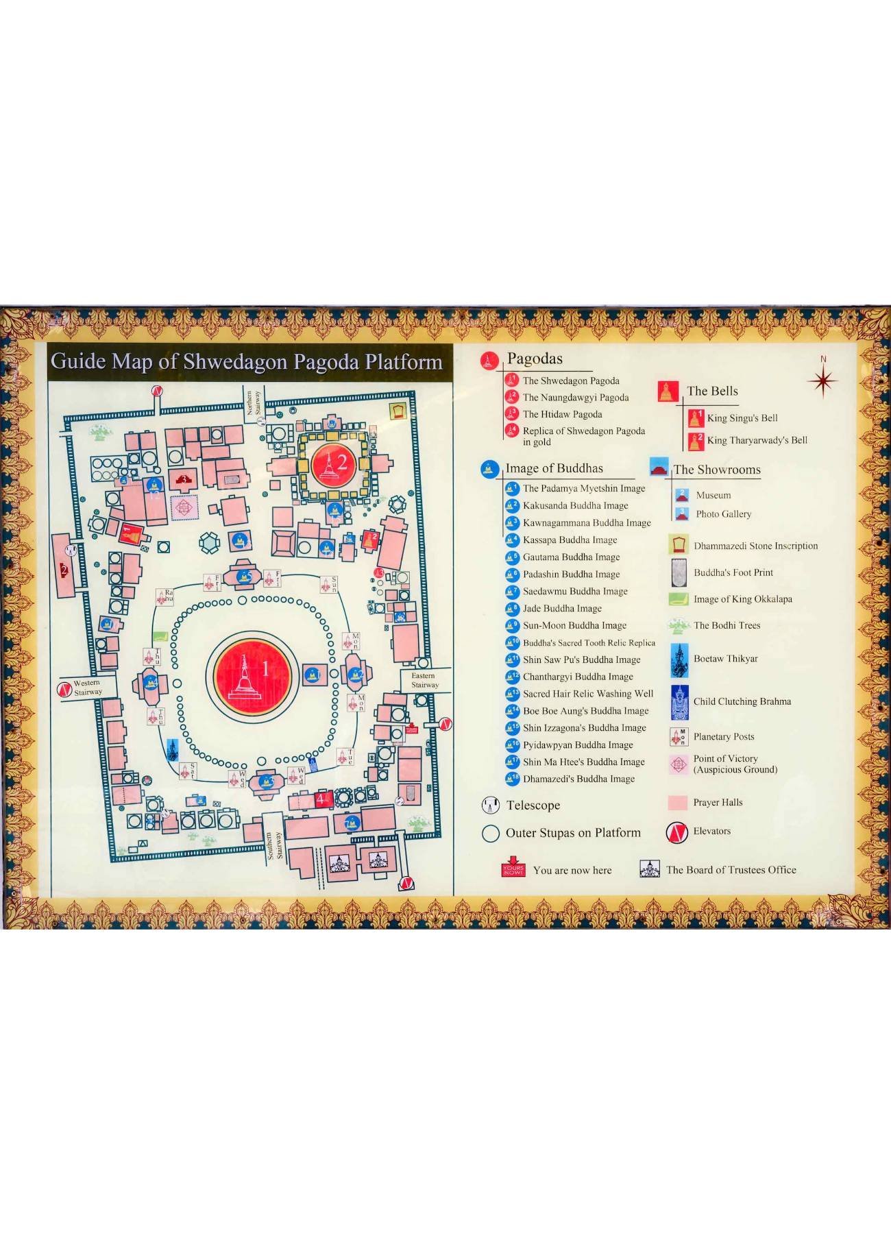 Shwedagon Pagoda architecture