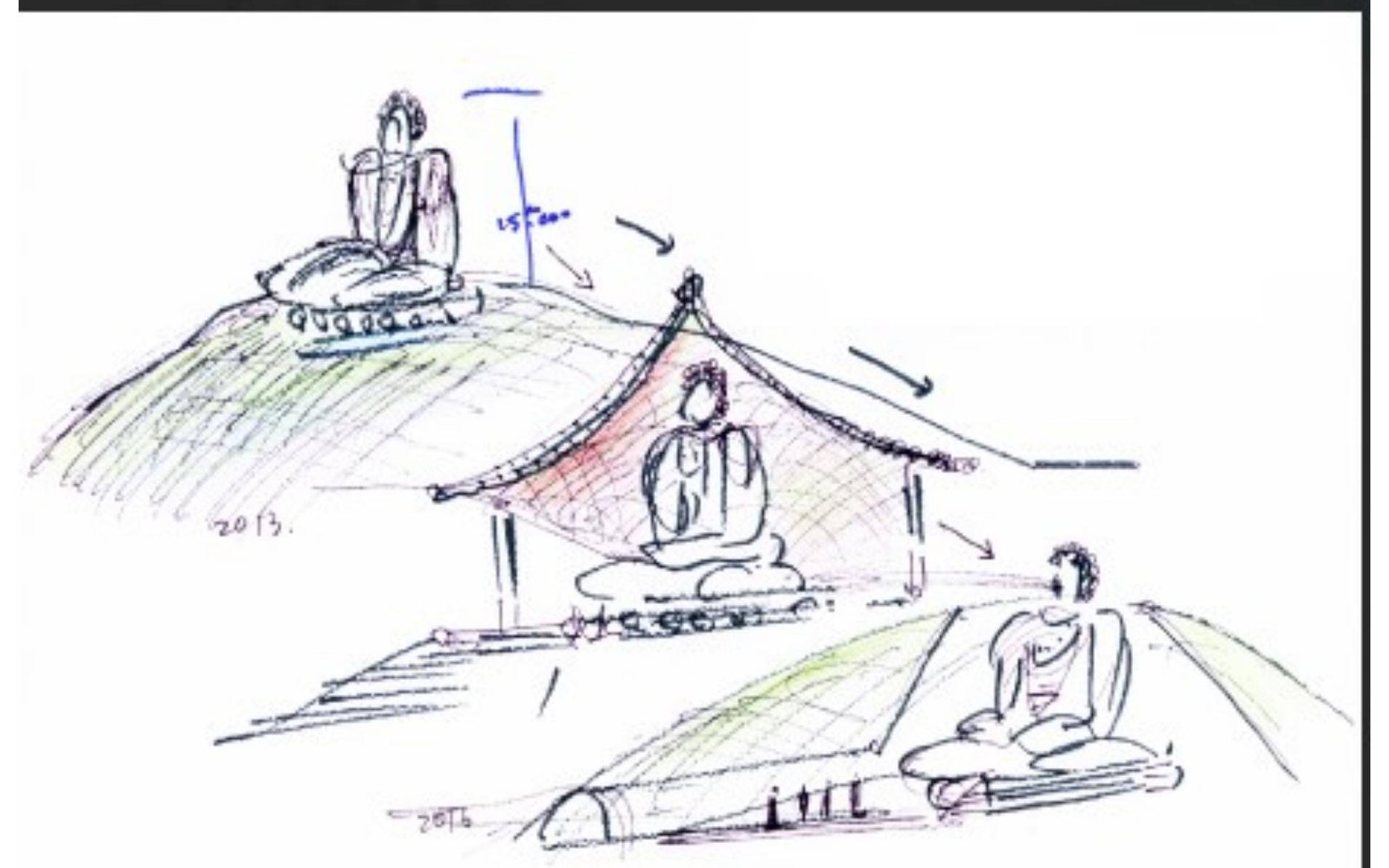 The hill of the Buddha – Tadao Ando architecture